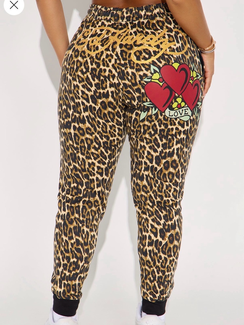 Brand New Ed Hardy Leopard Print Joggers ONLY